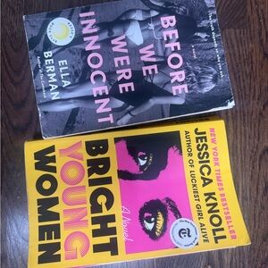 Beach Books - before we were innocent + bright young women